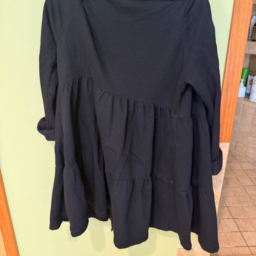 Hard Tail Black Lightweight Jacket – Open Front, Size Medium - Picture 4 of 4